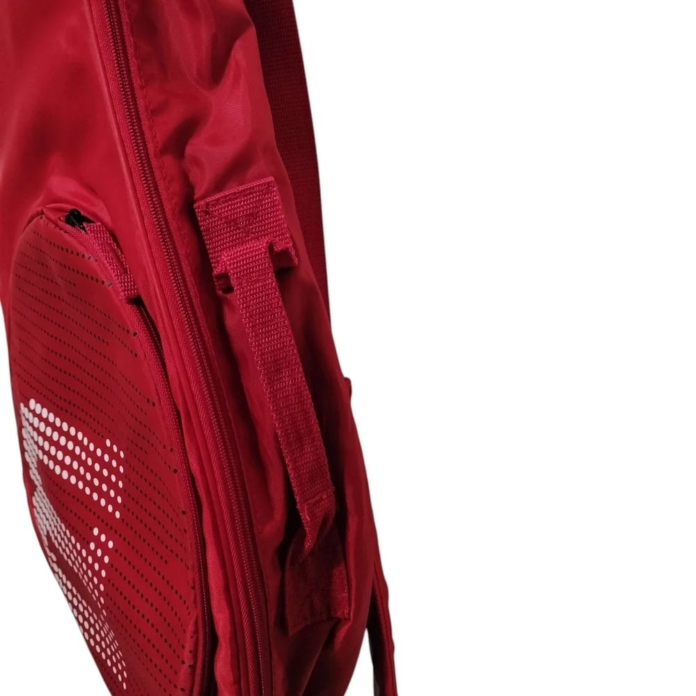 Wilson Advantage 3 Pack Tennis Racket Bag Red White Holds 3 Racquets Shoulder - Picture 5 of 8